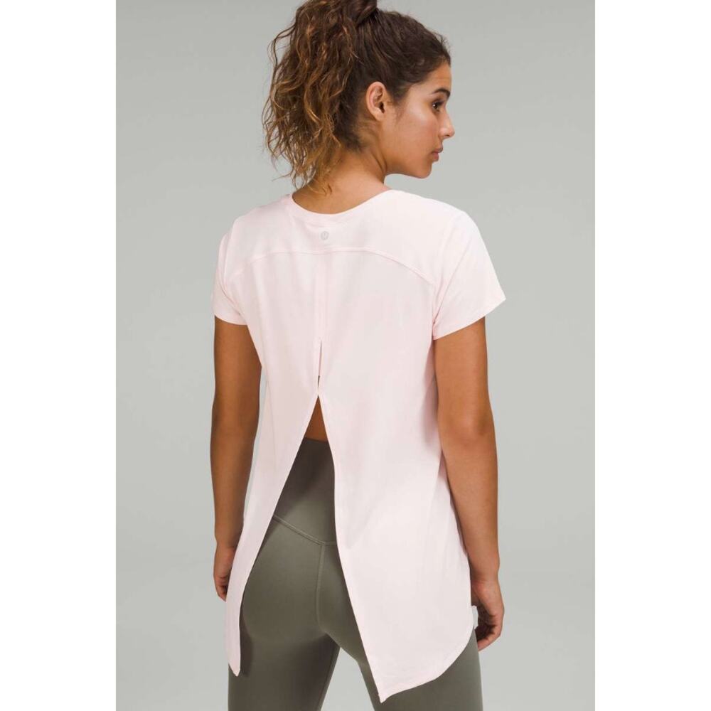 Lululemon Modal Open Up Tie Back T-Shirt - Picture 3 of 9